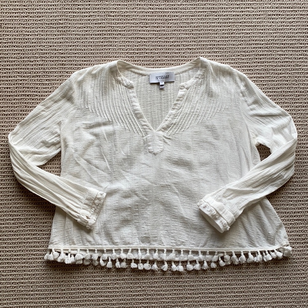 Derek Lam 10 Crosby gauze blouse size 6